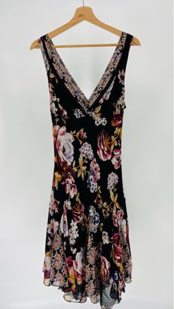 Madrileña Sommerkleid, Gr.S, Blumenmuster, Top Zustand!