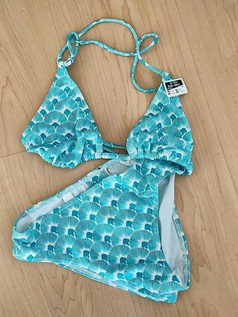 Mädchen-Bikini hellblau Gr 164 NEU!