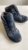 Wanderschuhe blau gebraucht akzeptabler Zustand
