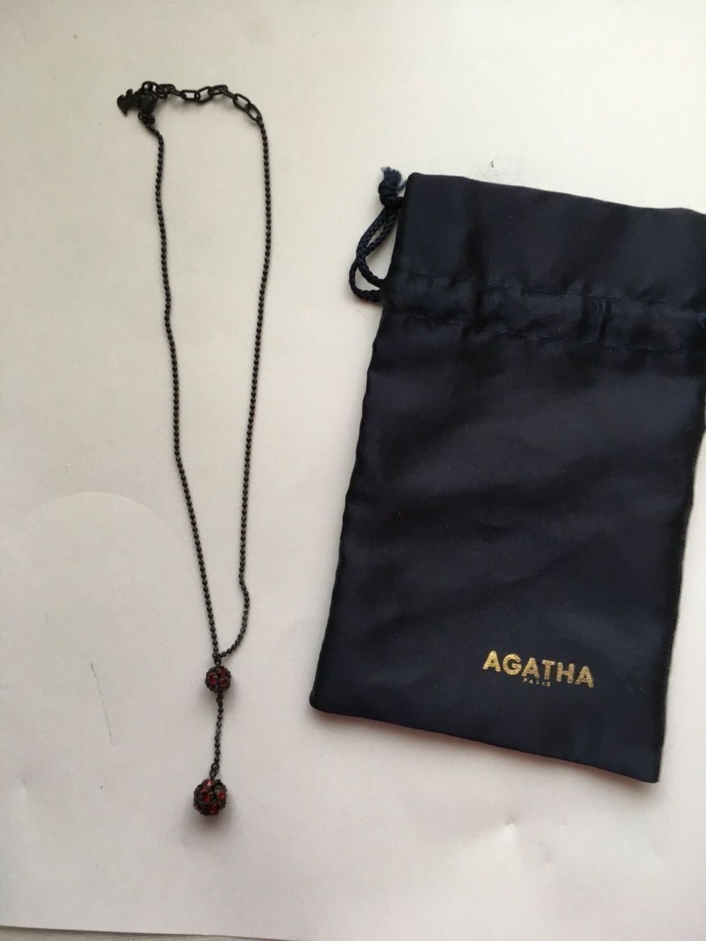 Ketten: Agatha Halskette mit roten Steinen – Neu (gemäss Beschreibung) aus Zug von smile060 9