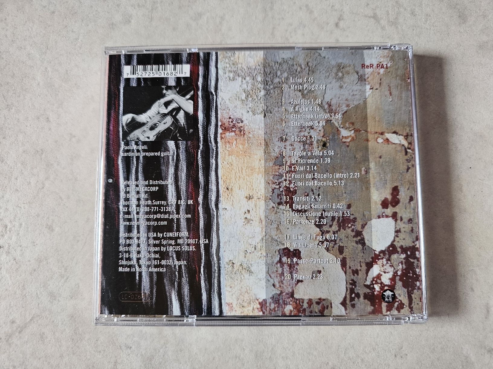 CD: Paolo Angeli  -  Bucato  – Usato da Schneisingen venduto da backstore24 1