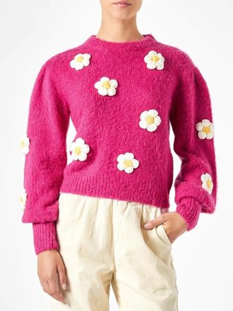 Saint Barth Apres Ski Collection Flower Sweather