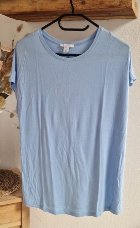 Hellblaues Damen T-Shirt, Grösse S, Sommerlich leicht