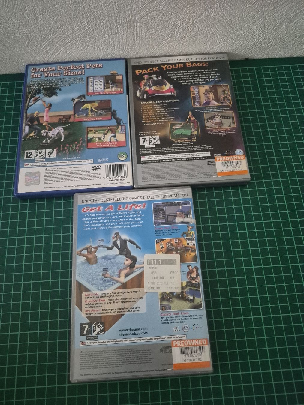 Sony Giochi: PS2 Sims Bundle: Sims, Bustin' Out, Sims 2 Pets - Games! – Usato da Meyrin venduto da Retro-GZ 7