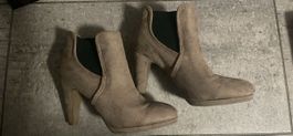 Elegante Wildleder-Stiefeletten, Gr. 38, Top Zustand!