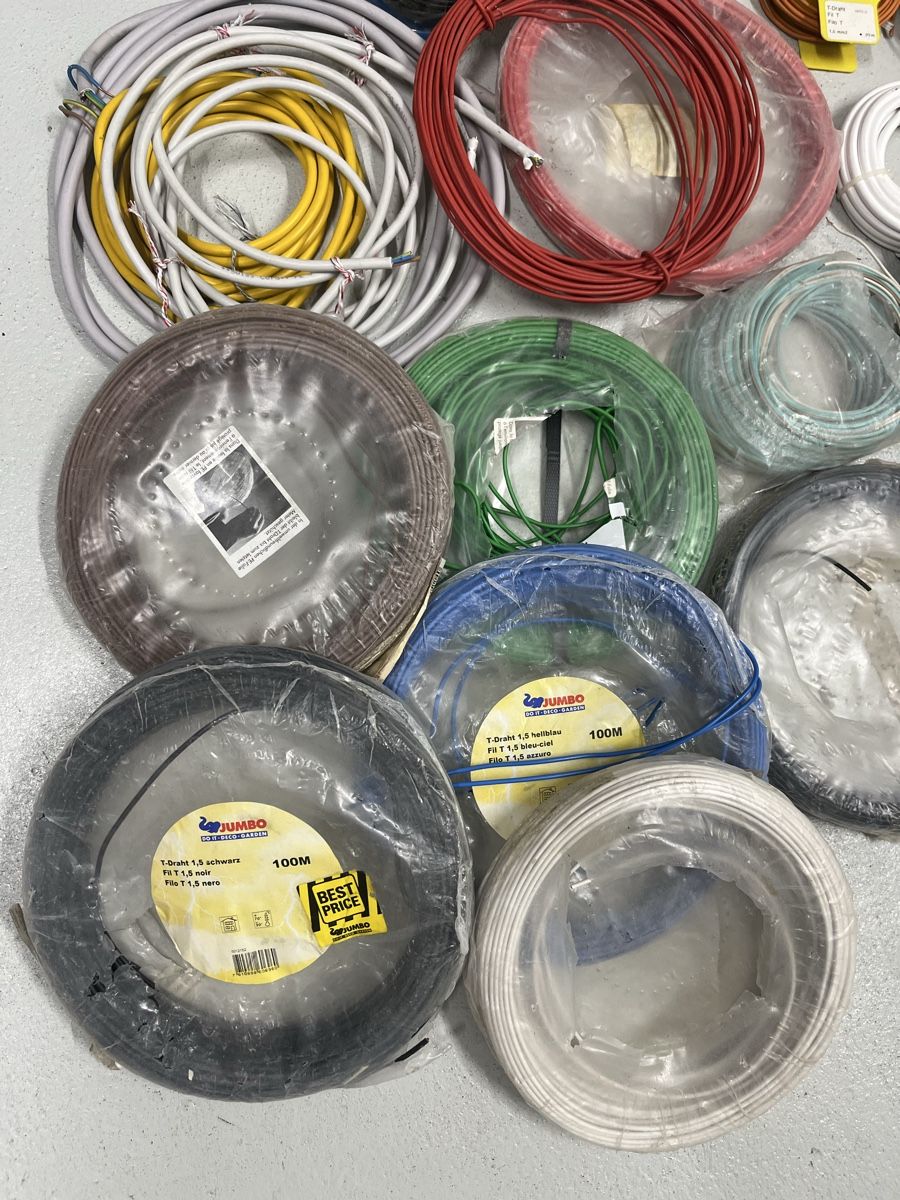 Kabel: Restposten Elektrokabel, Draht, Kupfer – Neu (gemäss Beschreibung) aus Würenlos von KLG_3TBs 8