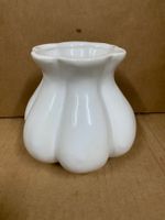 Vase weiss gewellt