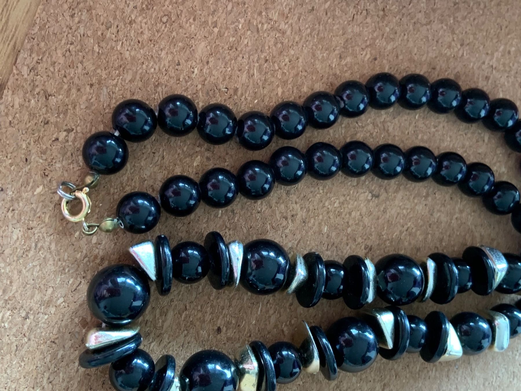 Catenine: Schwarze Kette Silberelemente – Usato da Laufen venduto da Bellavitaboom 4