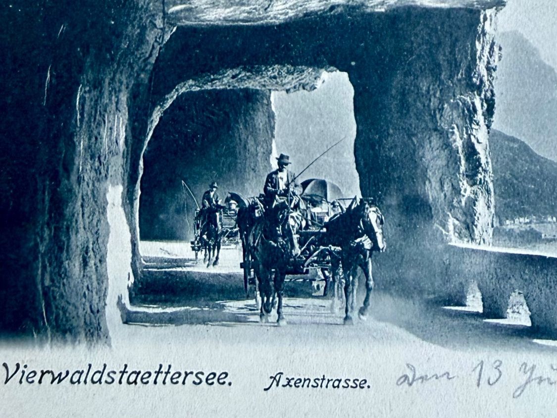 Ansichtskarten: Axenstrasse - Calèche 1904 – Gebraucht aus Lutry von Ediego 1