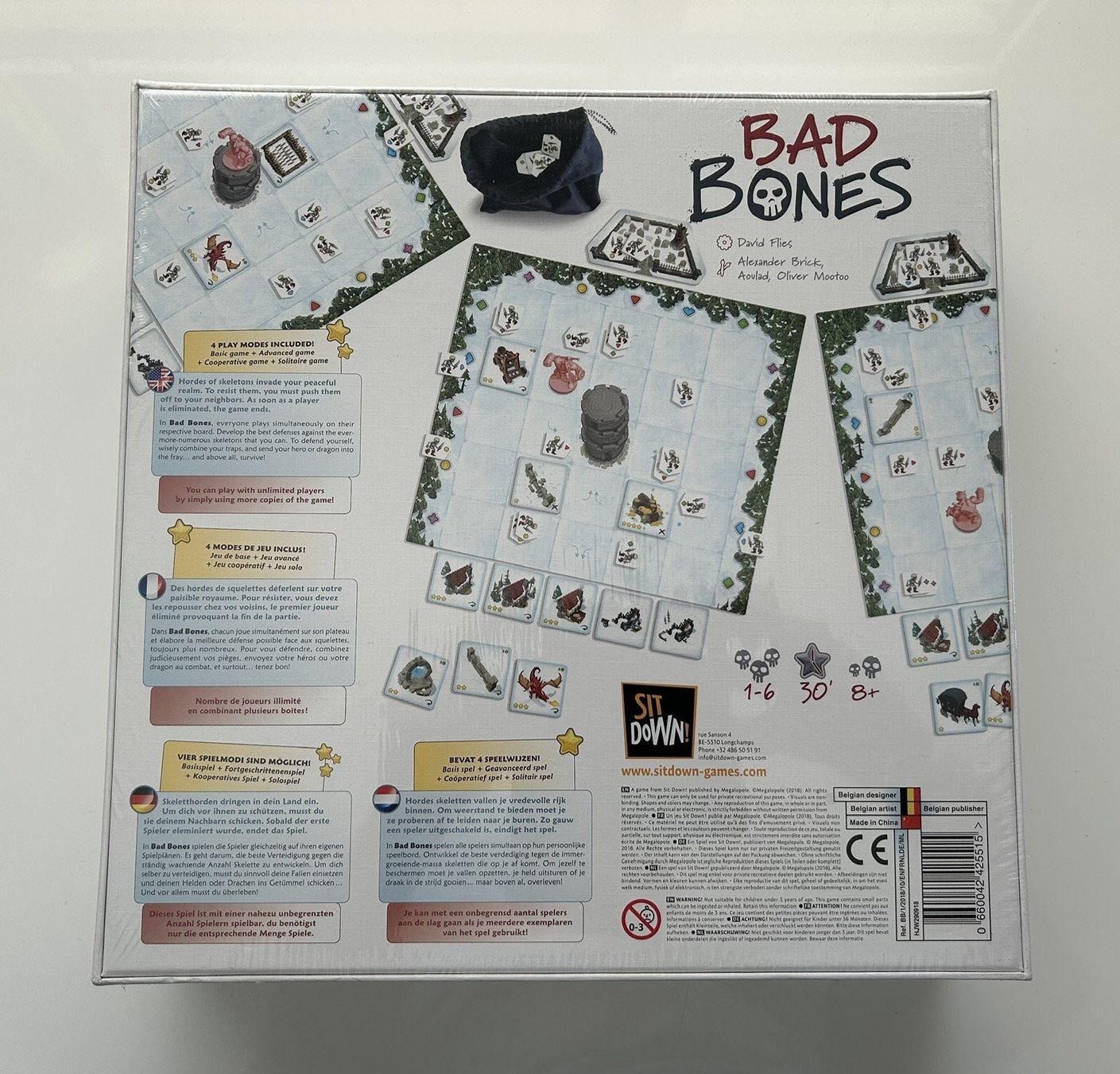 Giochi: Brettspiel "Bad Bones" - Sit Down! – Nuovo e nell'imballaggio originale da Baar venduto da WhatTheFunk01 1