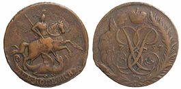 Russland, 2 Kopeken 1757