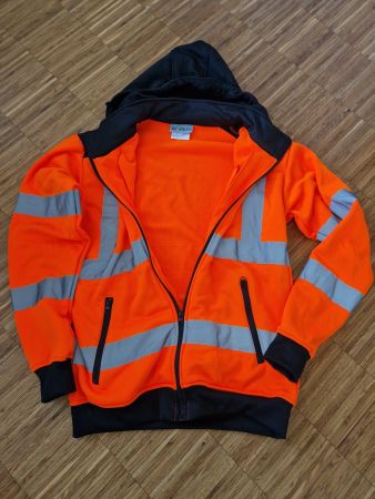 Worker Uebergangsjacke Orange Gr. S, Neu!