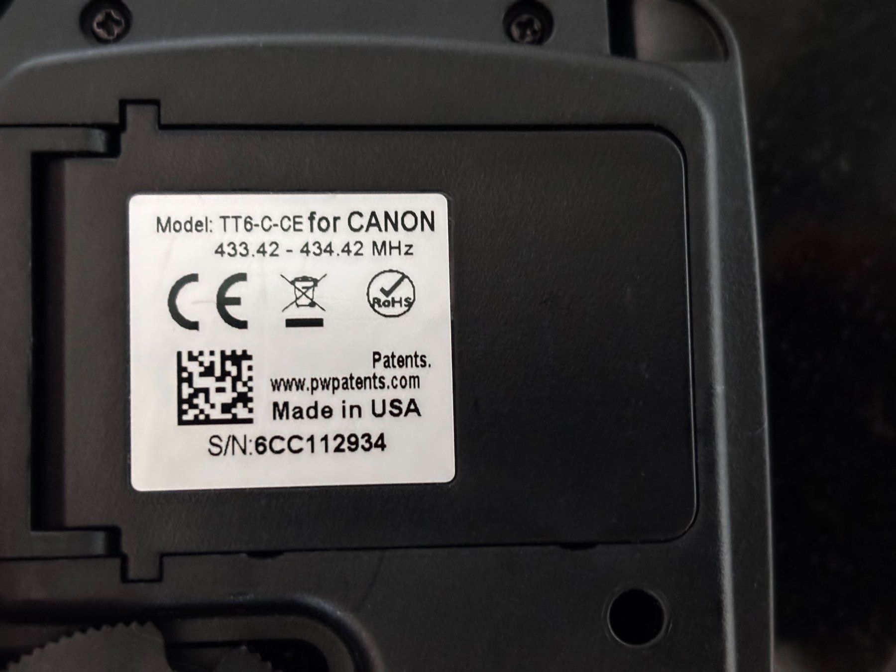 Canon Blitze: Pocket Wizard Flex TT6 Control TL Canon – Gebraucht aus Zürich von vitty 3