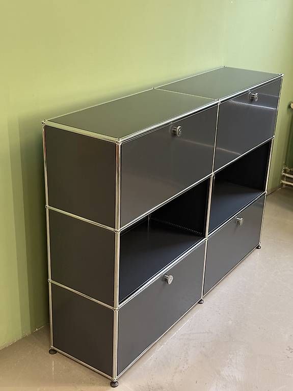Scaffali: USM Haller Anthrazit 2x3 – Usato da Glattbrugg venduto da q-aderdesign 1