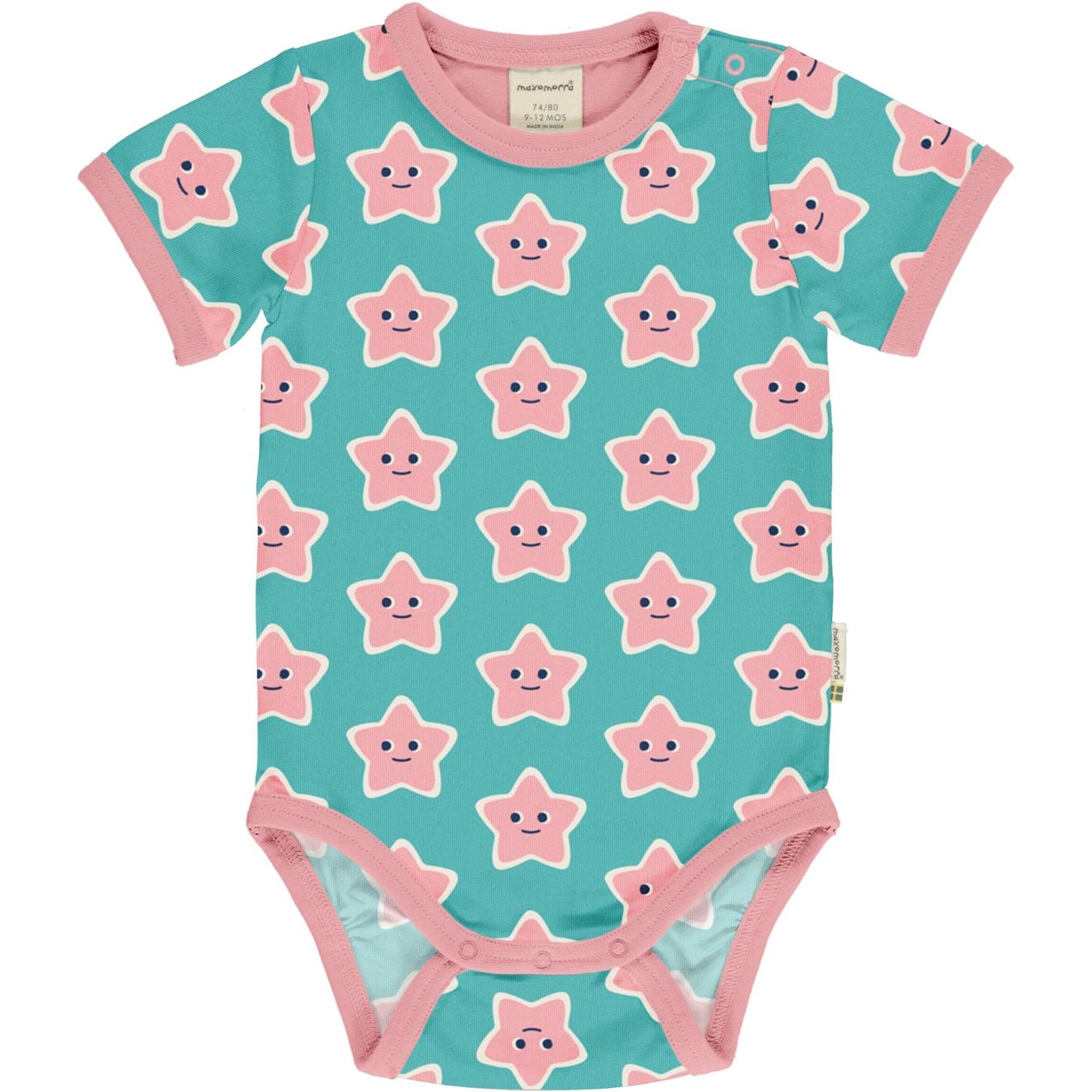 Maxomorra Biancheria intima: Maxomorra Body SS Starfish Grösse 86/92 – Nuovo e nell'imballaggio originale da Rotkreuz venduto da chinderkiste