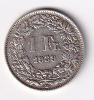 Schweiz 1 Franken 1939 rar
