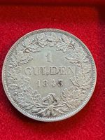 Württemberg 1 Gulden 1843 König Wilhelm - Silber 900/1000