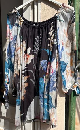 Blusa misto seta! M