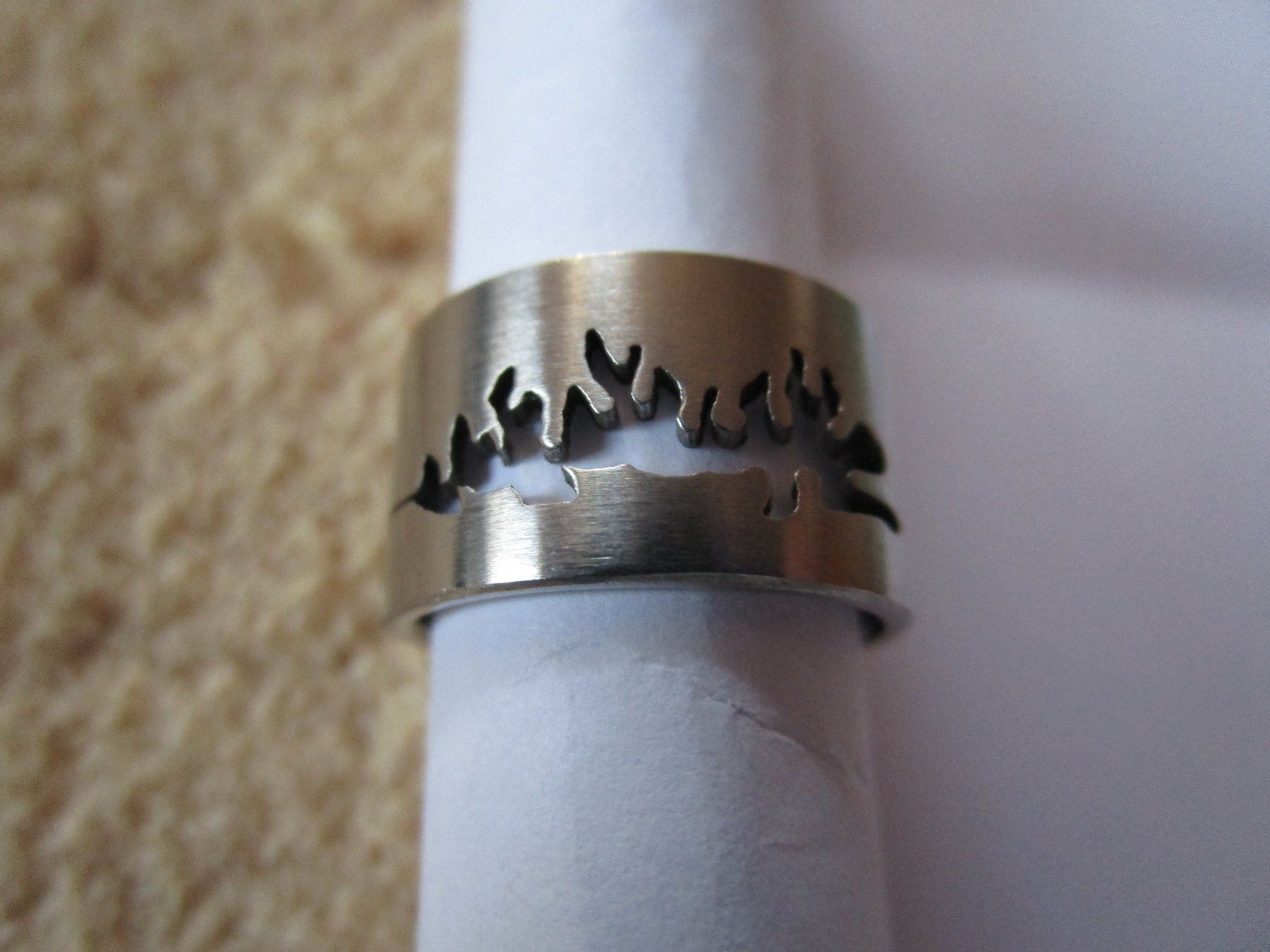 Ringe: Edelstahlring Damen Gr. 48 – Neu (gemäss Beschreibung) aus Ursenbach von gruenblau 2
