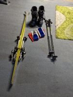 Tourenski Set, Ski, Stöcke, Schuhe, Felle 170cm