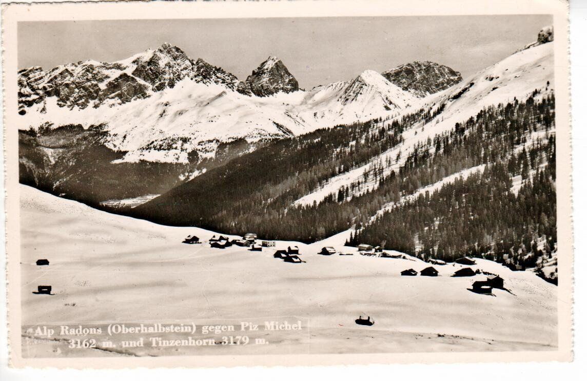 Cartes postales: Alp Radons – D'occasion à Wolhusen par Curver9