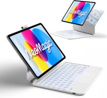 iPad Tastatur Hülle magnetisch QWERTZ Trackpad