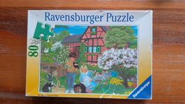 Ravensburger Puzzle 80 Teile Bauernhof Kinder mit Tieren