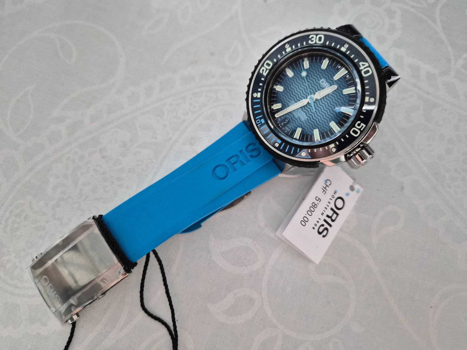 Oris Orologi: Oris AquisPro 4000m Taucheruhr – Usato da Chabrey venduto da Horology 2
