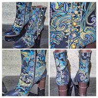 Exklusive Stiefeletten Gr. 40 - socofy - Spendenaktion