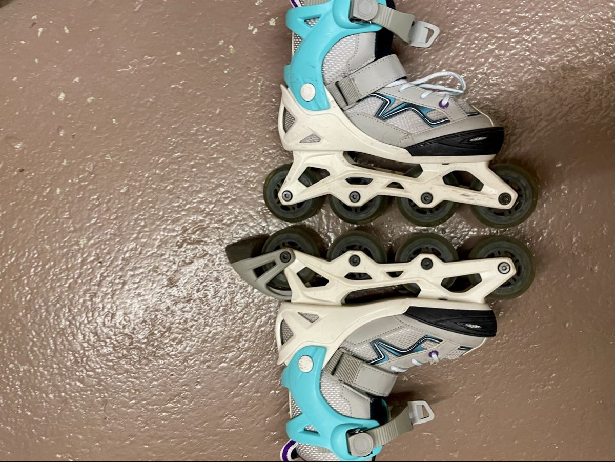 Pattini in linea & Pattini a rotelle: Inline Skates Oxelo Adjustable sizes 32-35 – Usato da Zürich venduto da cel_8yfx 3