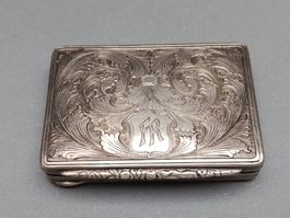 Antike Dose Silber 800 Zigarettendose Zigarettenetui