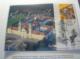 Maximumkarte Einsiedeln 2007, Mit Ausschnitt aus Block