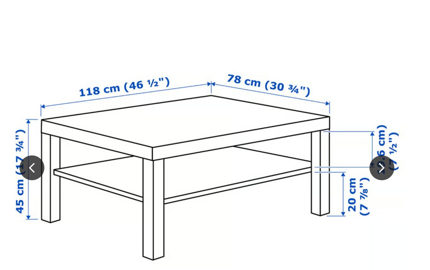 Ikea Tavoli: IKEA - LACK - Coffe table - Couchtisch – Usato da Baden venduto da maj_m9ml 3