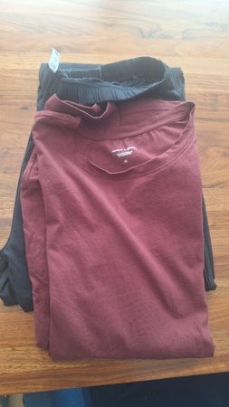 Zimmerli Swiss First Pyjama Set bordeaux schwarz XL