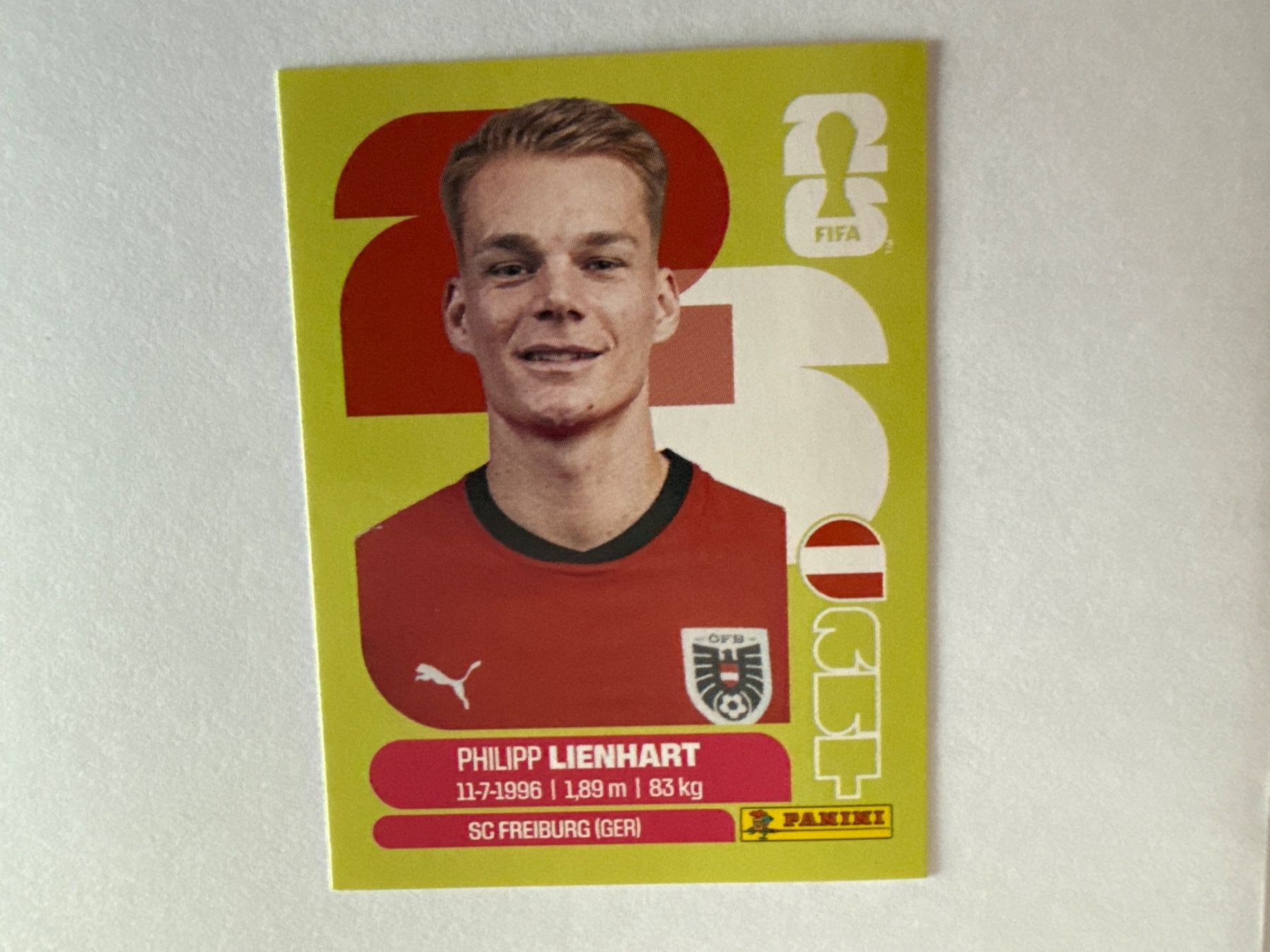 Panini Cartes à collectionner: Lienhart AUT6 - Panini CH Edition WM 2026 – Neuf (Voir description) à Grenchen par nicus_aveiro