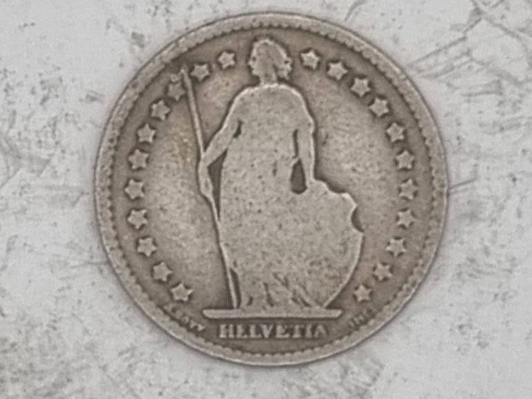 Alle Münzen: 1 FR 1876 – Gebraucht aus Bure von chap981 1