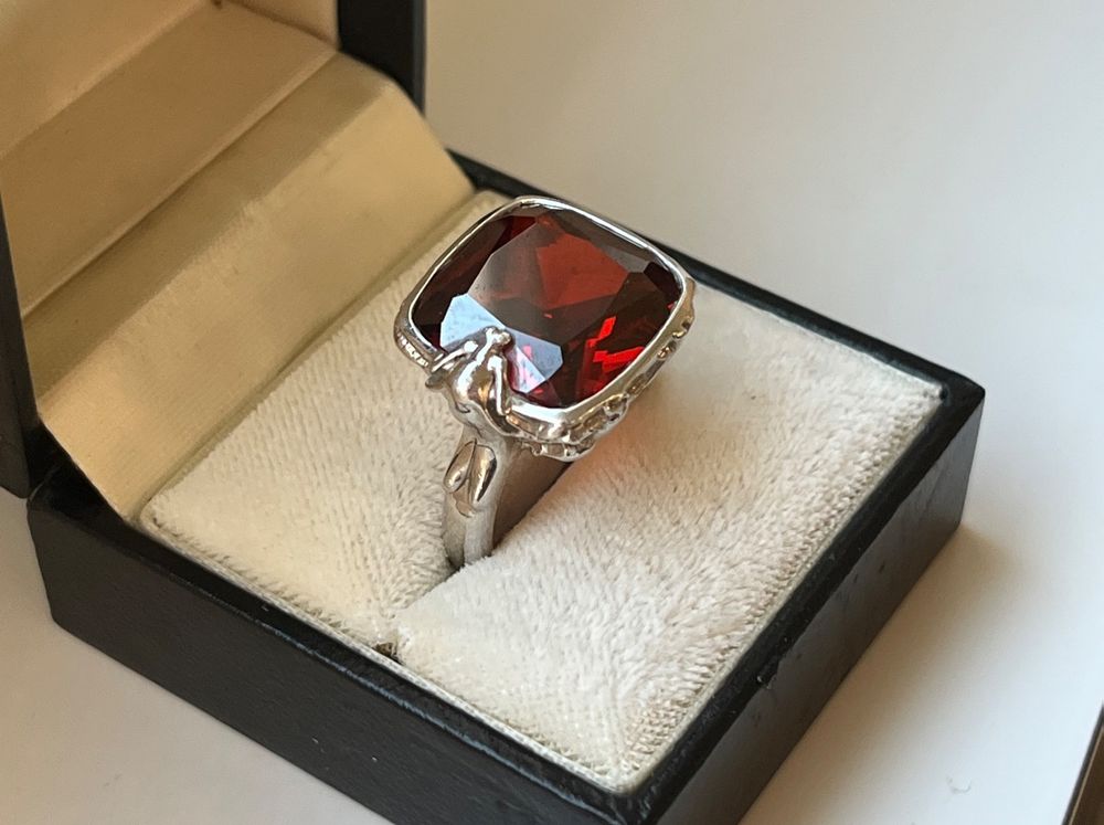 Bague Ancienne En Argent Massif 925 - Occasion - Bijou Vintage