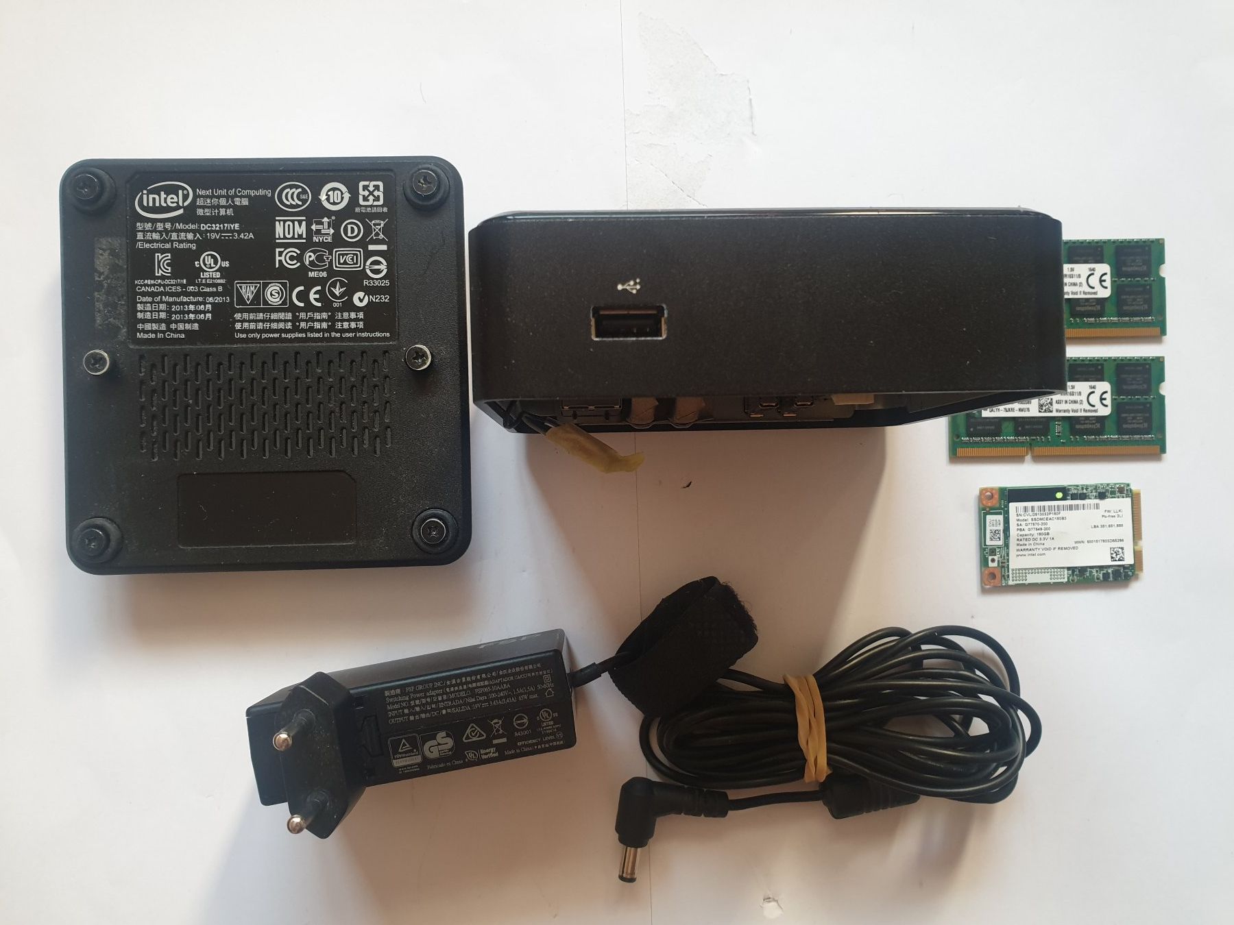 Intel PC: Intel Nuc I3-3217 / 1,8Ghz / 16Gram / 180Go SSD / Linux Mint – Usato da Moudon venduto da Amaroli7 3