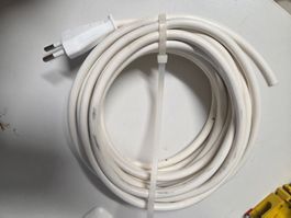 Kabel 2G1 2x1 2x1mm² 2L litze blau braun 5m mit Euro Stecker