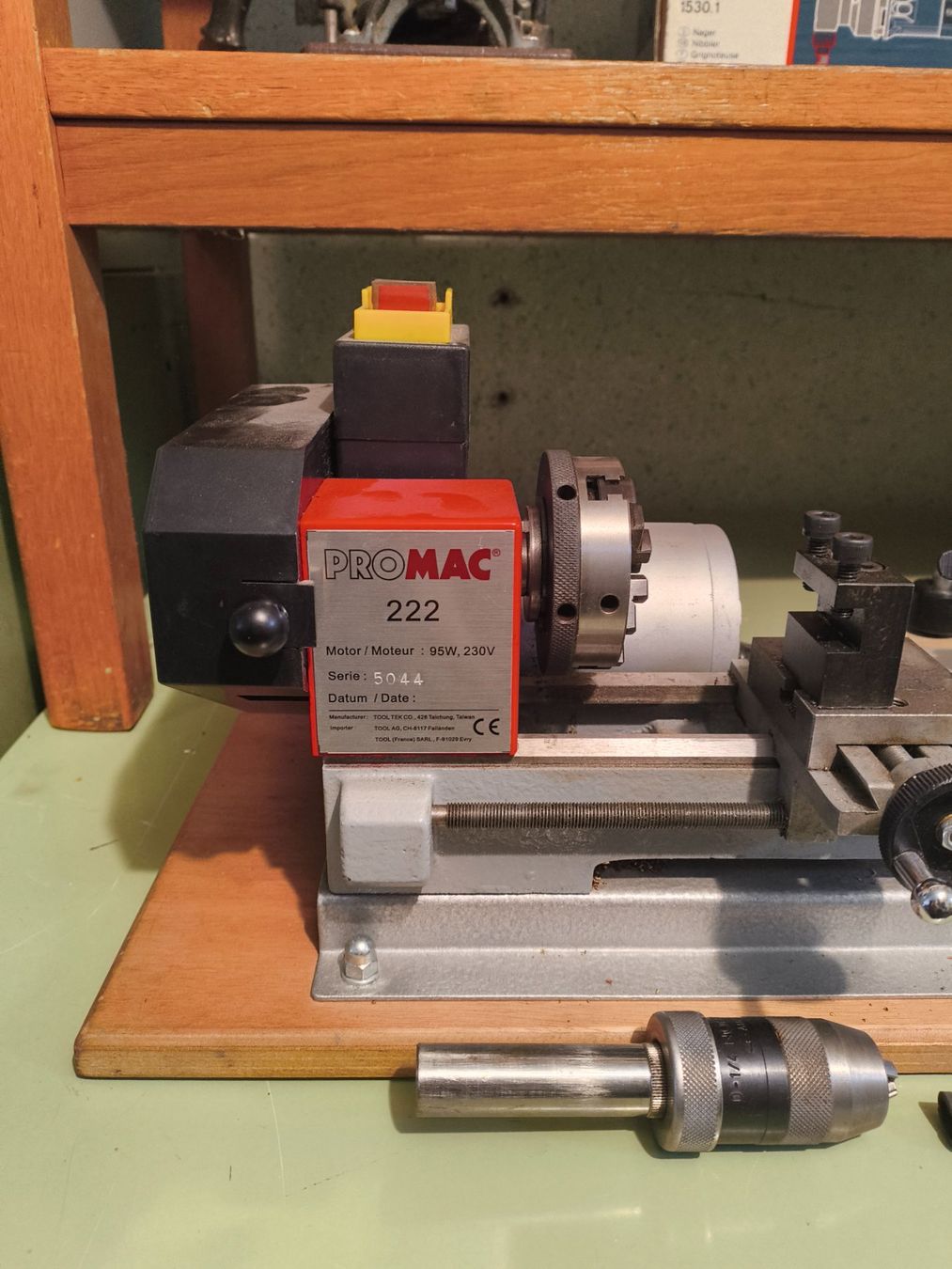 PROMAC 222 Mini Drehbank mit Zubehör (Gebraucht) in Sattel für CHF 234 ...