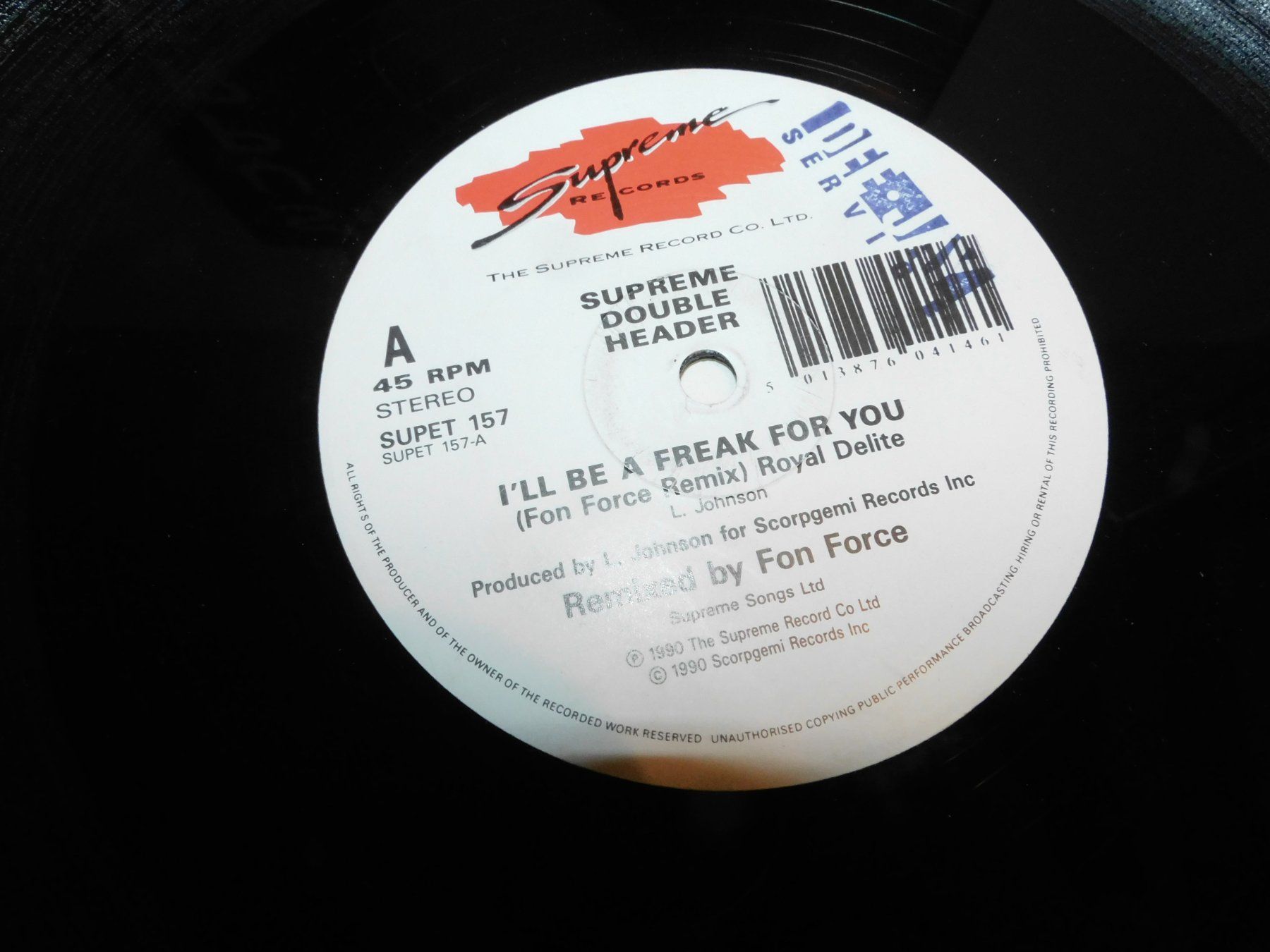 Dischi in vinile: LP - 1990 Supreme Double Header - Remixed by Fon Force – Usato da Sursee venduto da 76 2