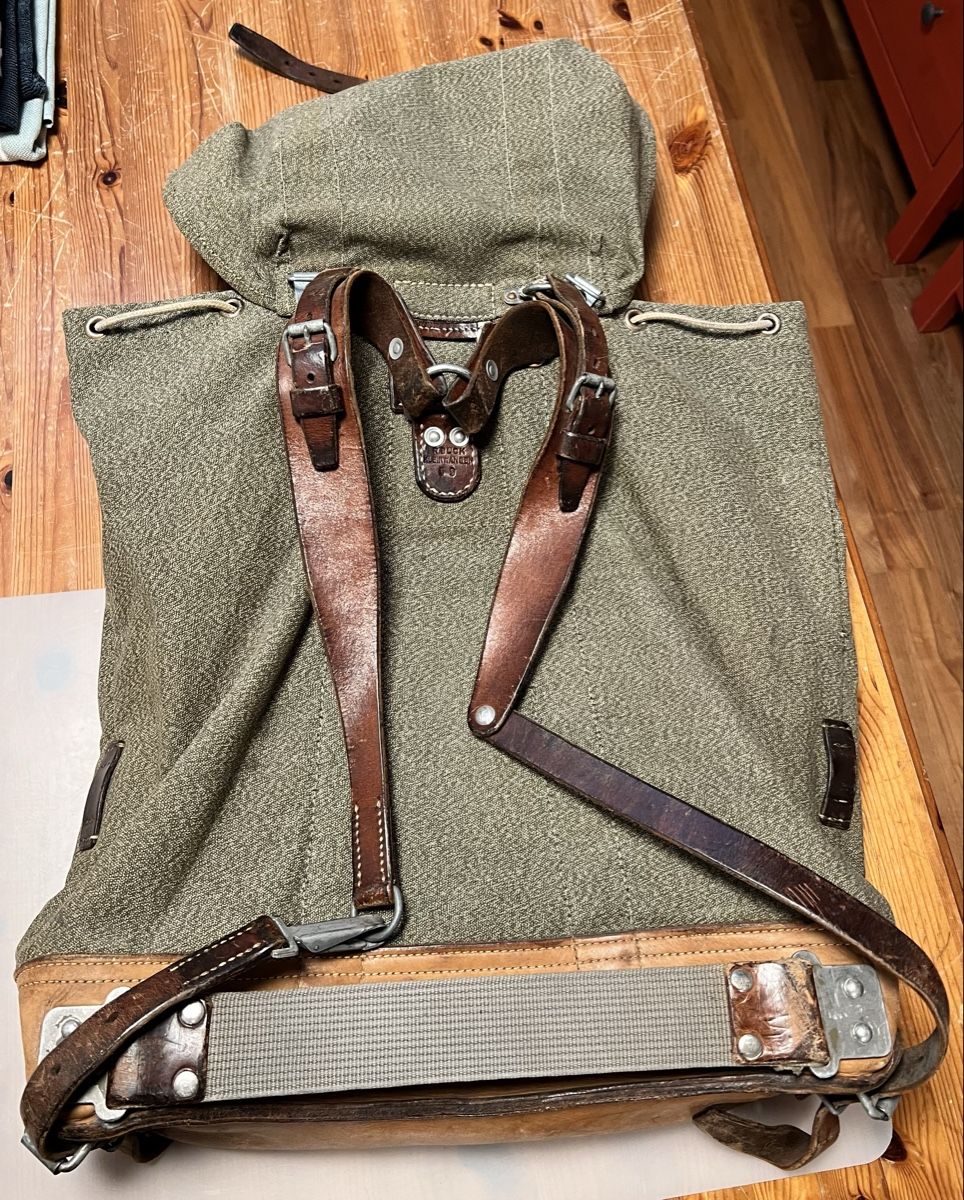 Schweizer Armee Zaini: Rucksack CH Armee 1959 – Usato da Sevelen venduto da Ritiplampi 1