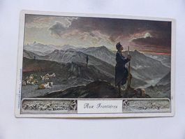 Aux Frontières,Grenzbesetzung,Künstl.,Wachtsoldaten,Berge