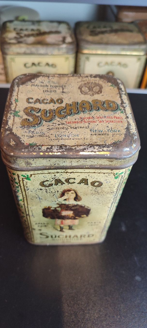 Suchard Barattoli: Wunderschöne Blechdose von Suchard Kussmädchen 2 17 cm – Usato da Gelterkinden venduto da MYSTOREFORYOU4460 4