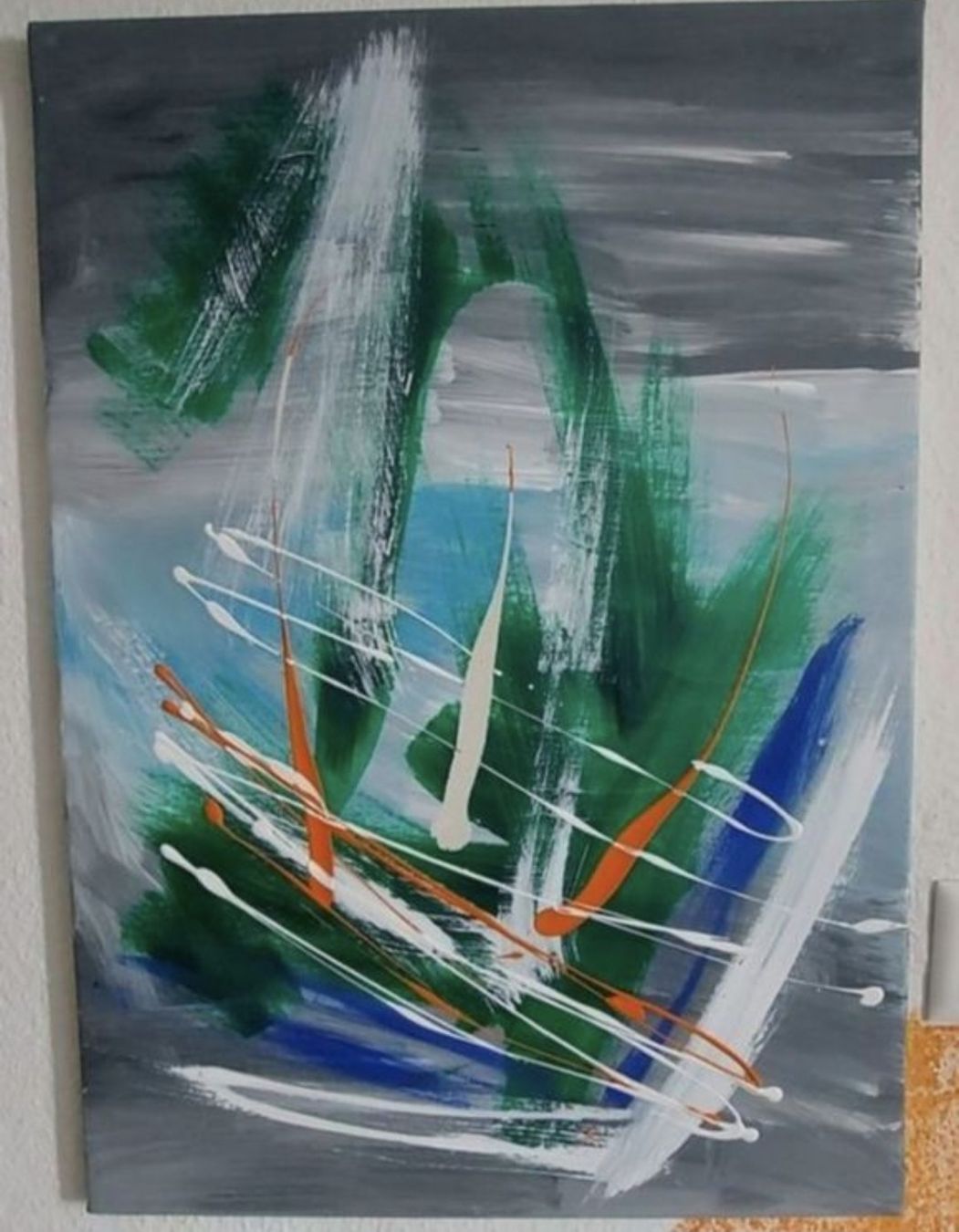 Tableaux: Gemälde " Chaos" handmade 50×70 – Neuf (Voir description) à Riehen par Steinbock1970