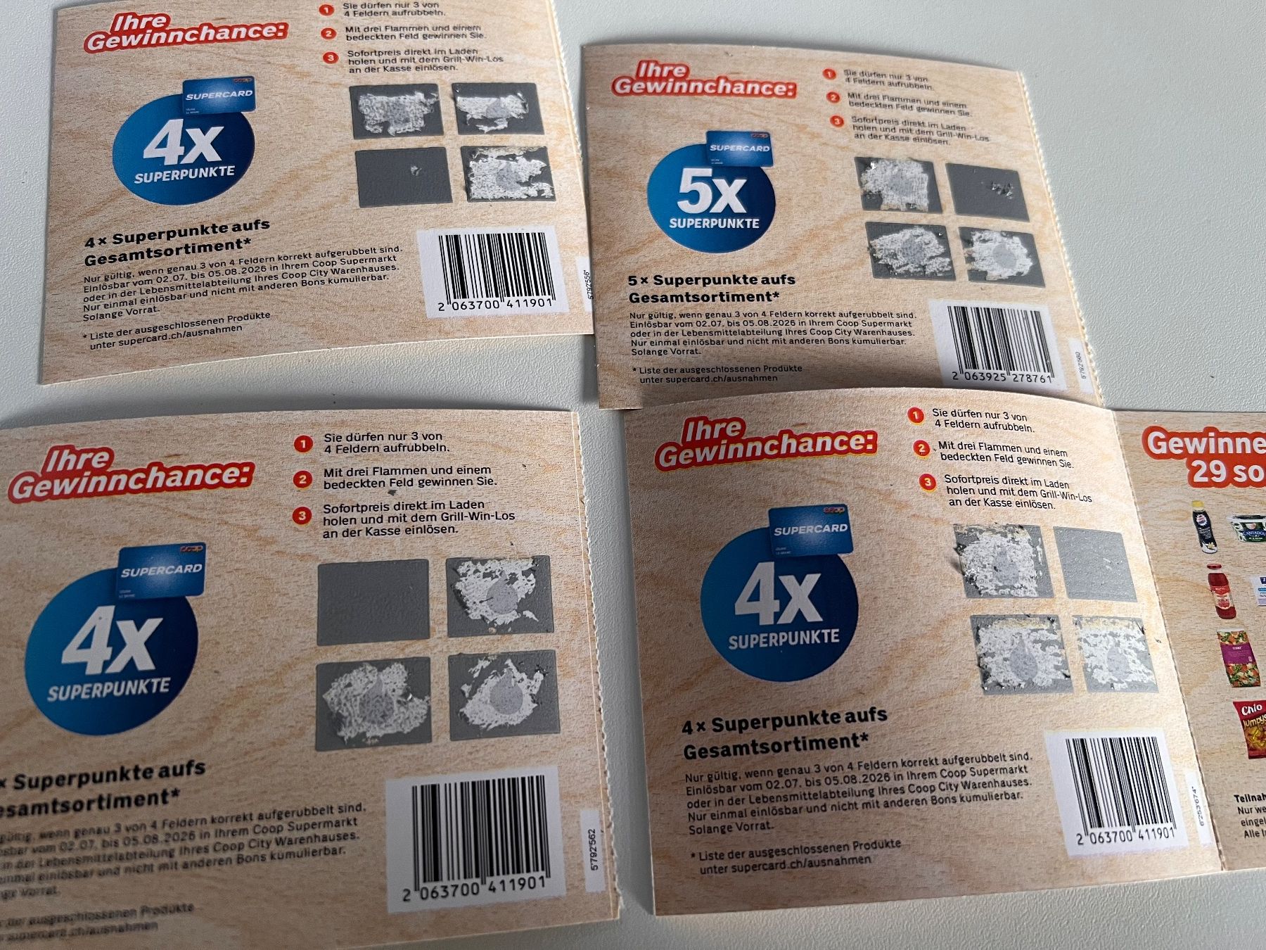 Coop Timbres & points: Coop Grill Win aufgerubbelt zusätzlich 4 mehr – Neuf avec emballage d'origine à Uster par SmartSales_zh 1