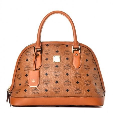 MCM Handtasche Medium Cognac Braun Neu!