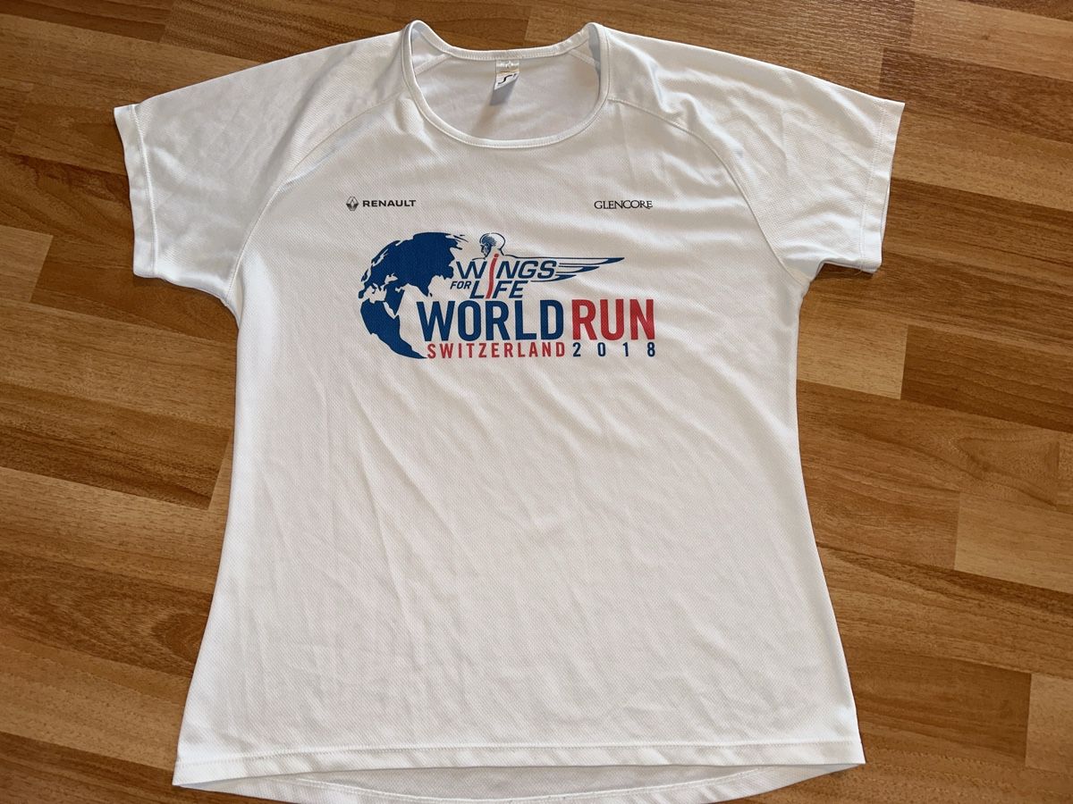 T-shirt: Funktionsshirt "Wings for Life 2018" Gr. L – Usato da Heiden venduto da fam_797q