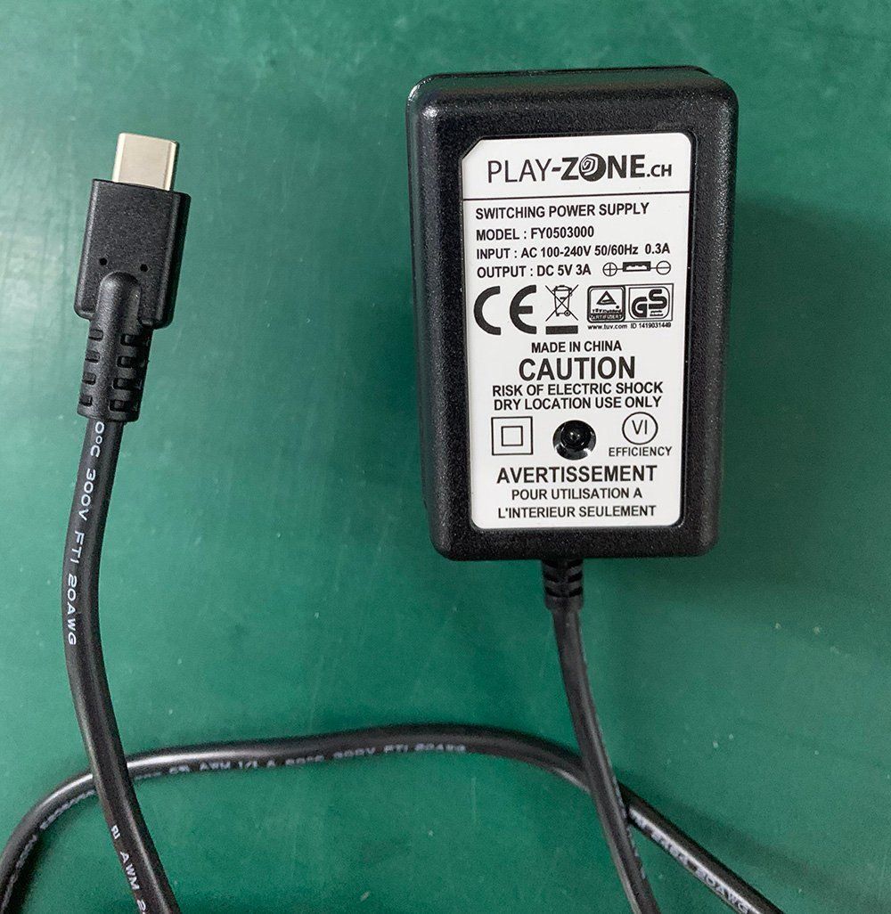 Unità & Adattatore: Play-Zone Netzteil 5V DC / 3A (USB-C) – Nuovo e nell'imballaggio originale da Oberrüti venduto da siyito 5