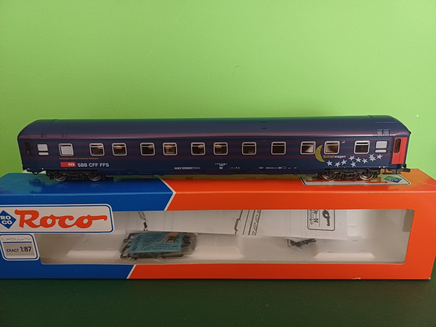 Roco Modellini di ferrovie: Roco Schlafwagen der SBB – Usato da Bassersdorf venduto da darki77